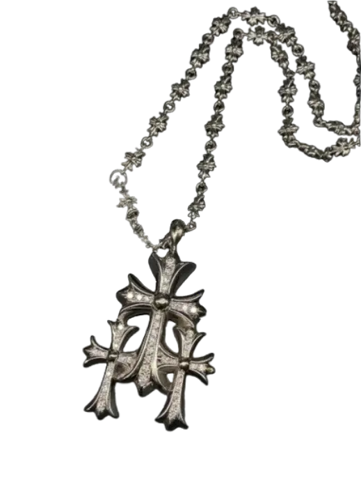 Chrome Hearts Triple Cross Necklace — listing image