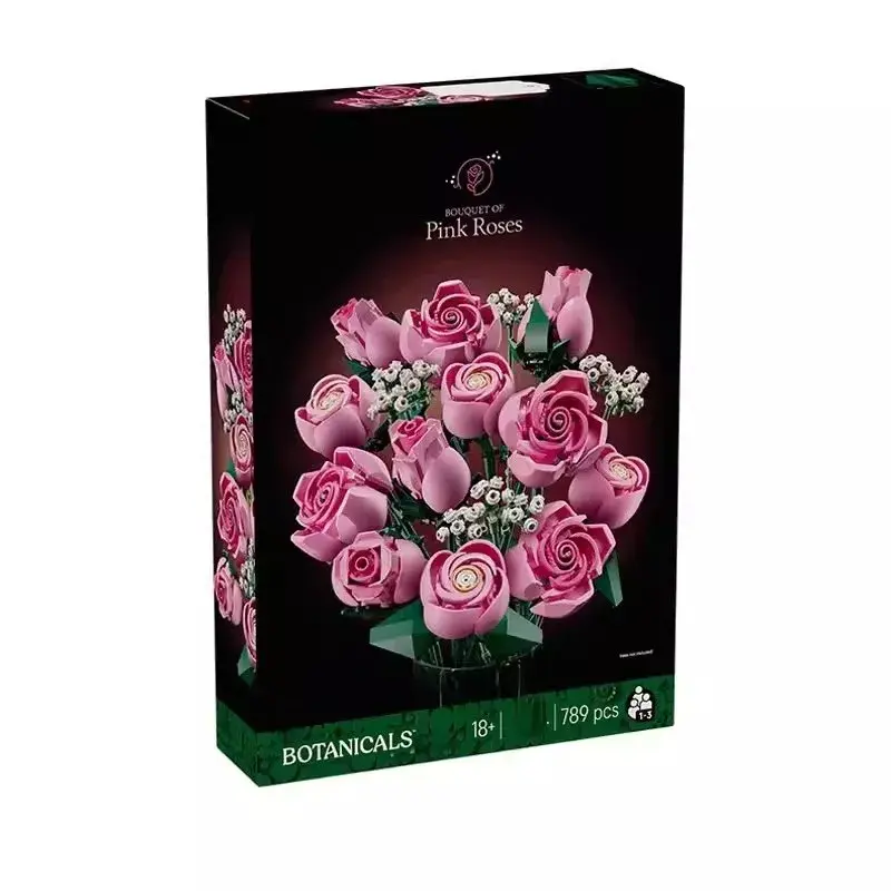 Lego Pink Baby's Breath Roses — listing image