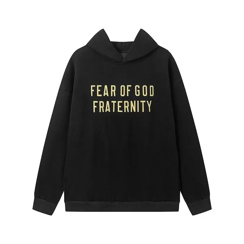 Essentials Hoodie - Black Fraternity — listing image