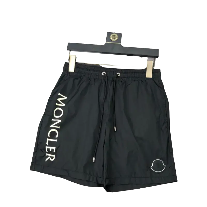 Moncler Shorts - Black Logo Swim — listing image
