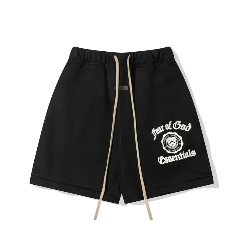 Essentials Shorts - Black College Logo — listing image