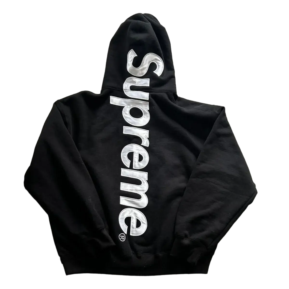 Supreme back logo hoodie — listing image